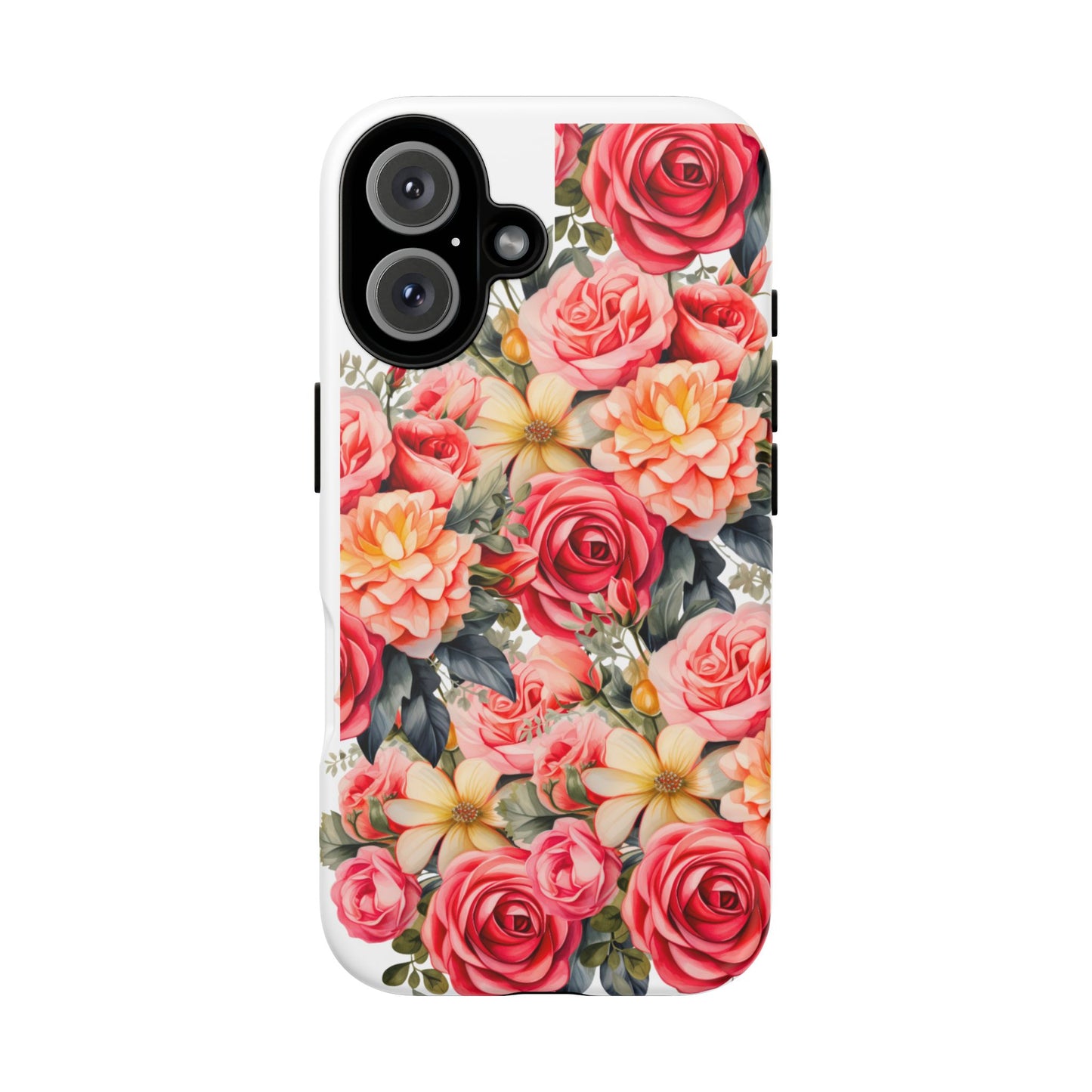 Floral Tough Phone Case - Stylish Flower Cover, Unique Gift for Her, Durable Protection, Cute Accessory, Perfect for Any Occasion