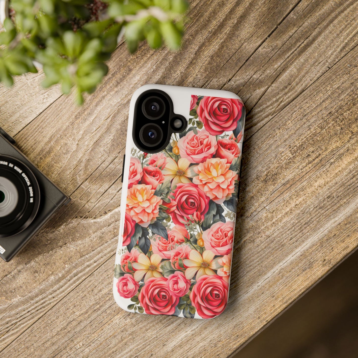 Floral Tough Phone Case - Stylish Flower Cover, Unique Gift for Her, Durable Protection, Cute Accessory, Perfect for Any Occasion