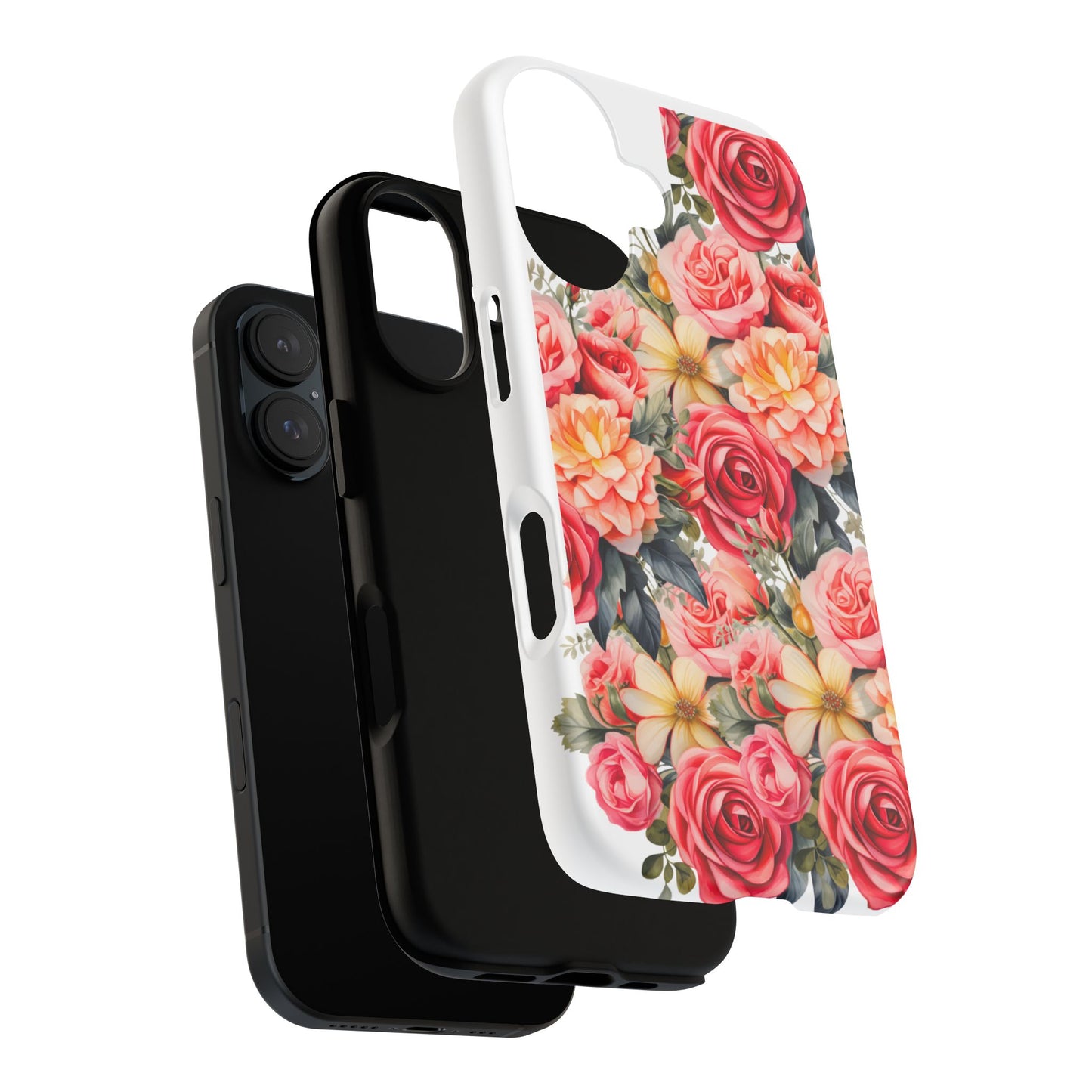 Floral Tough Phone Case - Stylish Flower Cover, Unique Gift for Her, Durable Protection, Cute Accessory, Perfect for Any Occasion