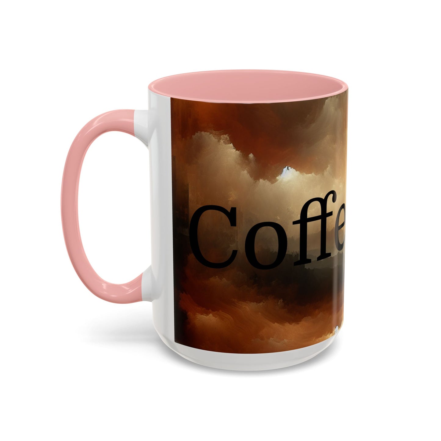 Coffee First Accent Mug | Inspirational Drinkware, Cozy Vibes, Perfect Gift for Coffee Lovers, Home & Office Decor, Funny Mug