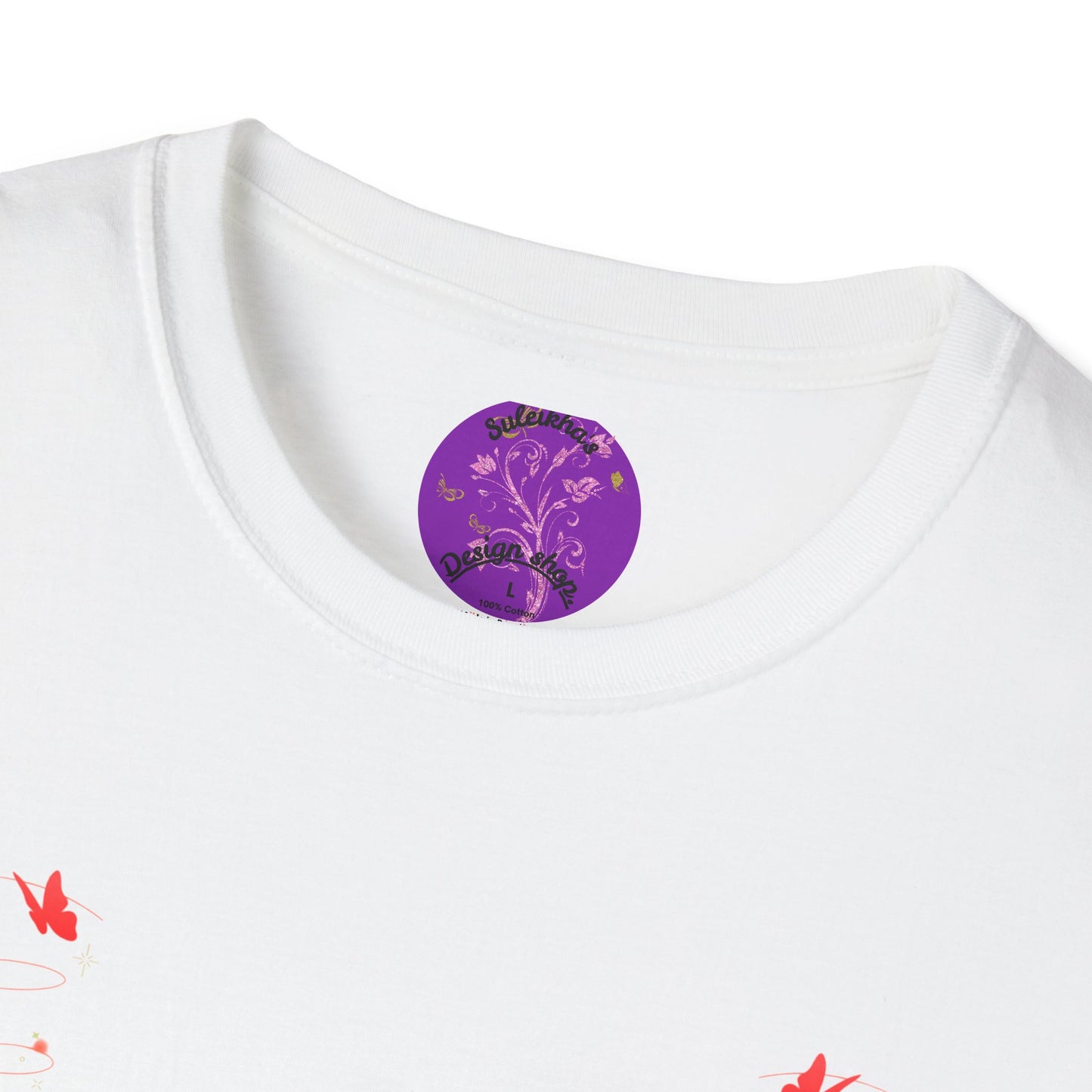 Floral Peace Unisex Softstyle T-Shirt - Perfect Gift for Celebrations, Festivals, Love, Friendship, Self-Care