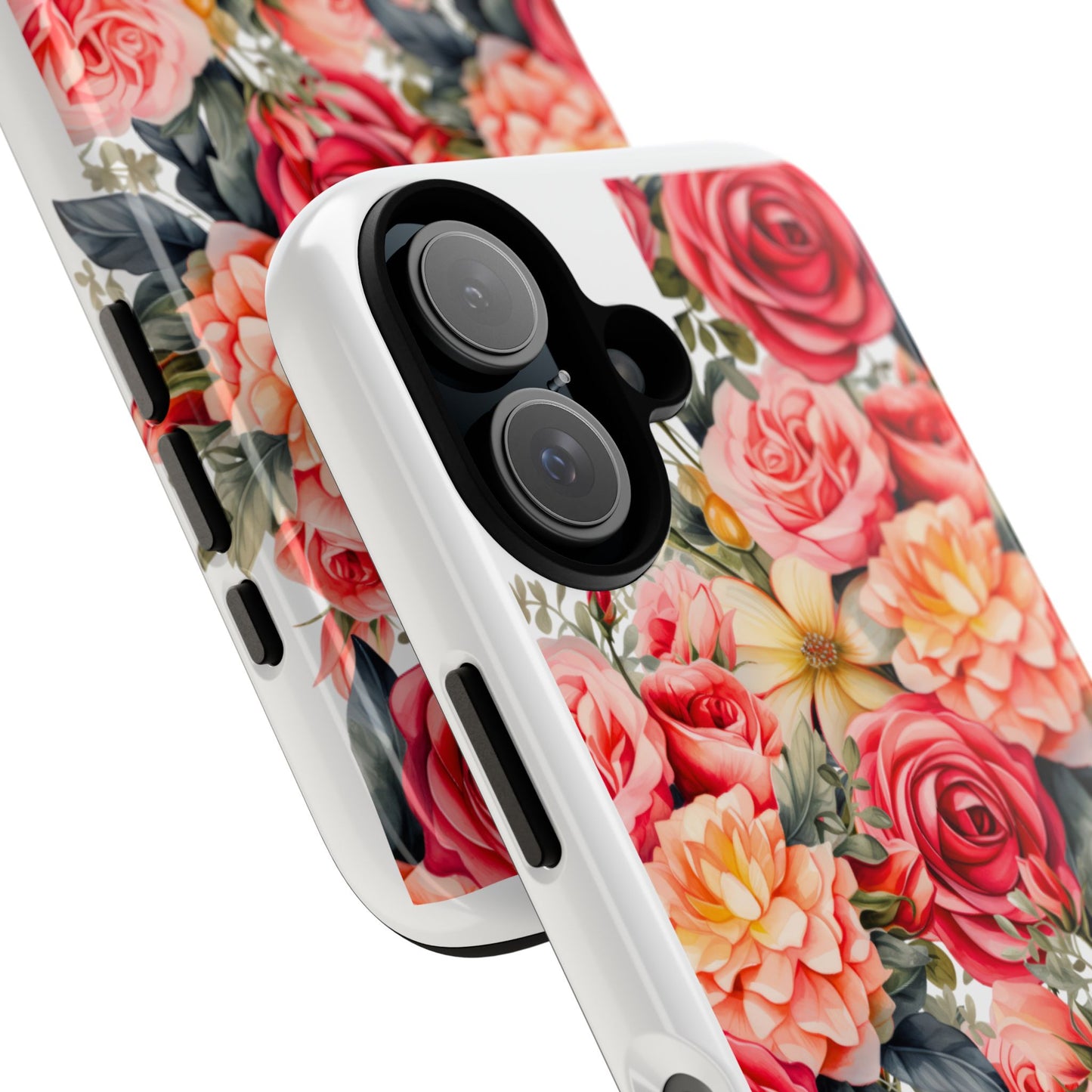 Floral Tough Phone Case - Stylish Flower Cover, Unique Gift for Her, Durable Protection, Cute Accessory, Perfect for Any Occasion