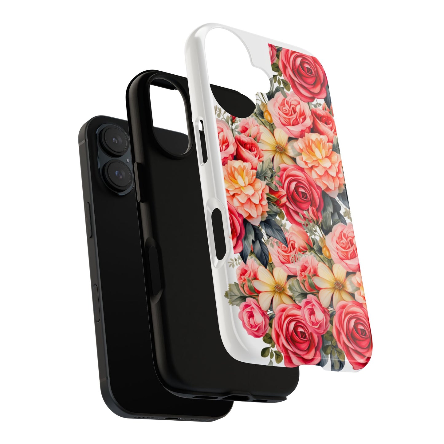 Floral Tough Phone Case - Stylish Flower Cover, Unique Gift for Her, Durable Protection, Cute Accessory, Perfect for Any Occasion