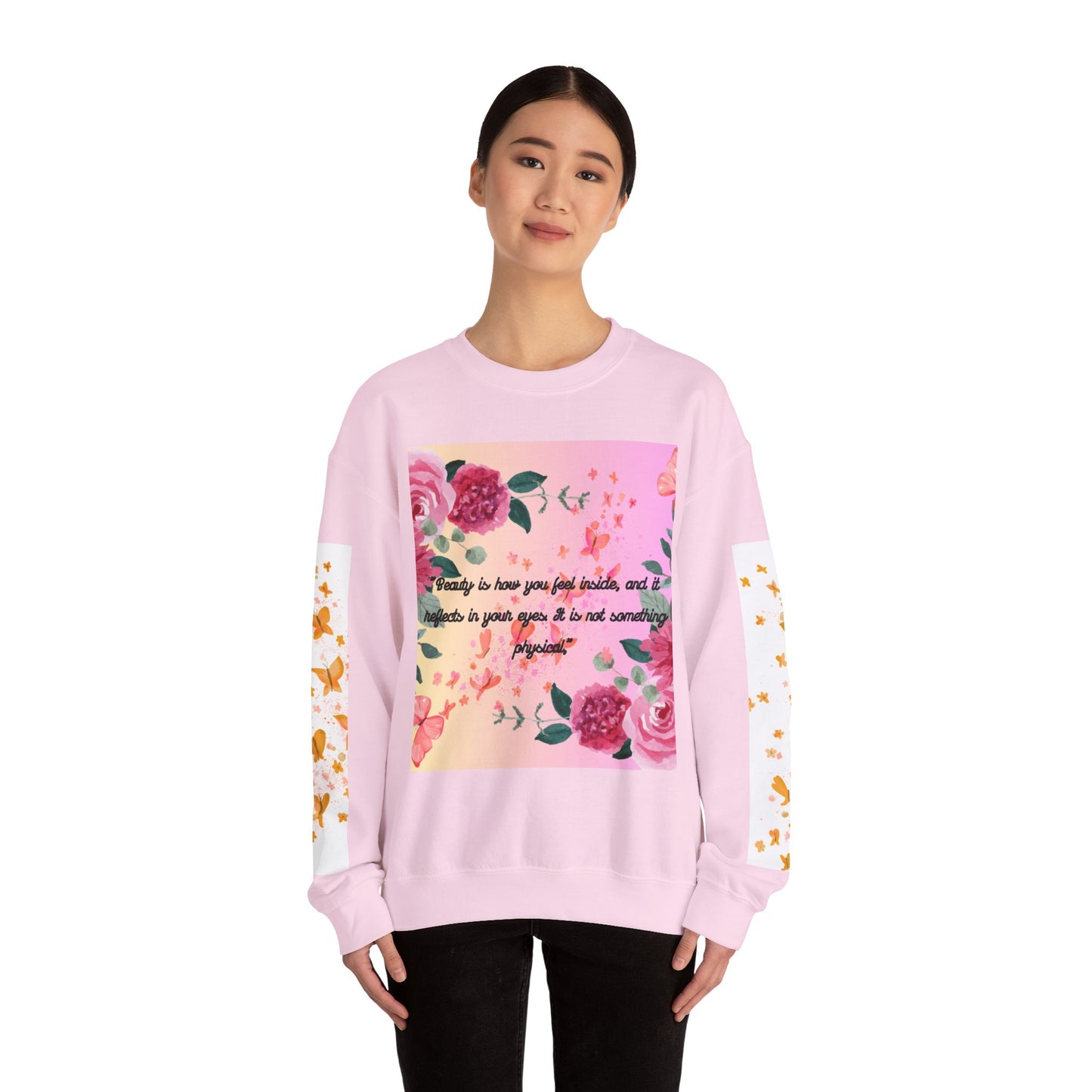 Floral Butterfly Sweatshirt