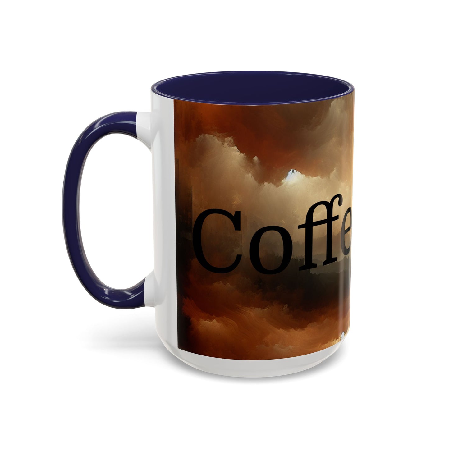 Coffee First Accent Mug | Inspirational Drinkware, Cozy Vibes, Perfect Gift for Coffee Lovers, Home & Office Decor, Funny Mug