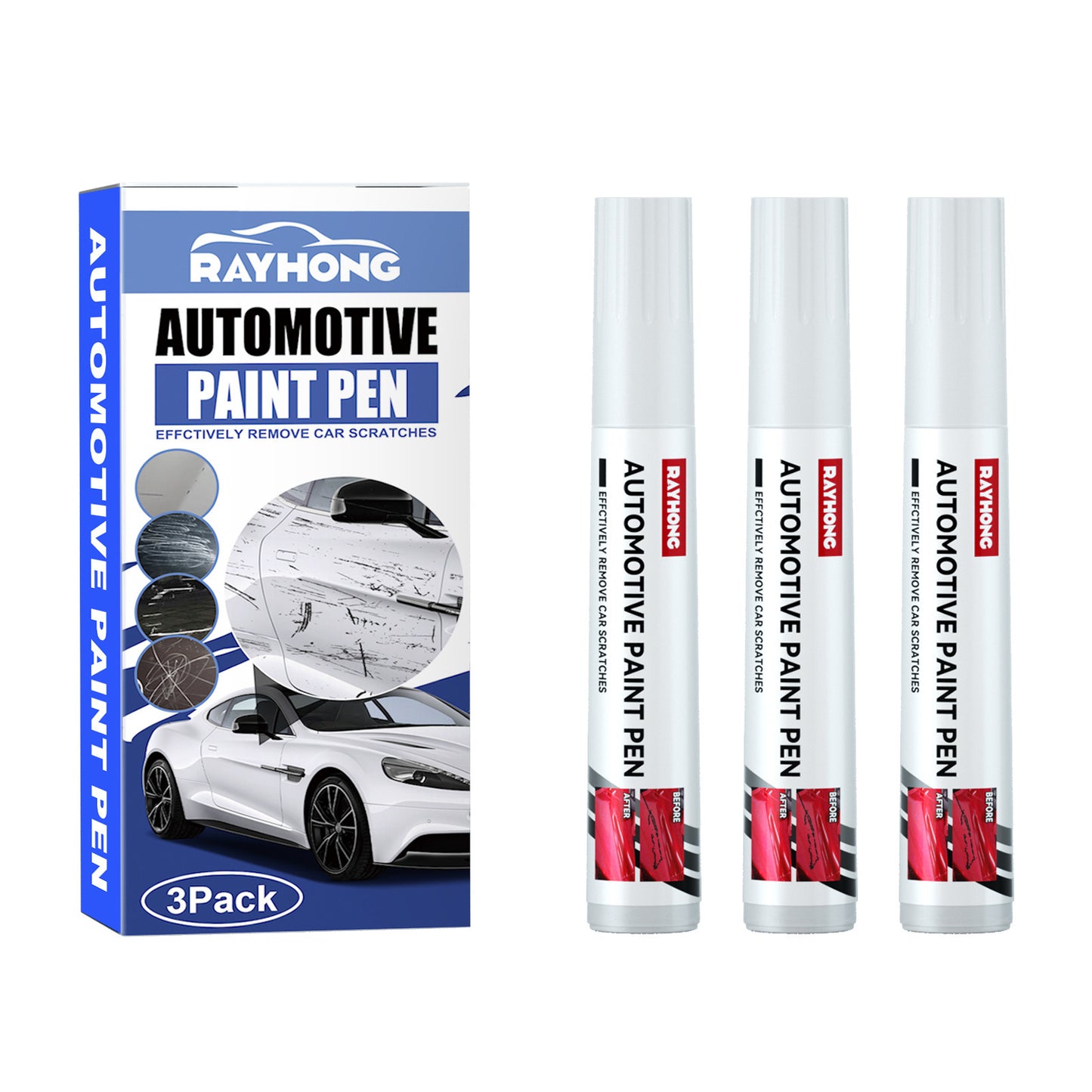 Minimalist Car Paint Scratch Repair Pen