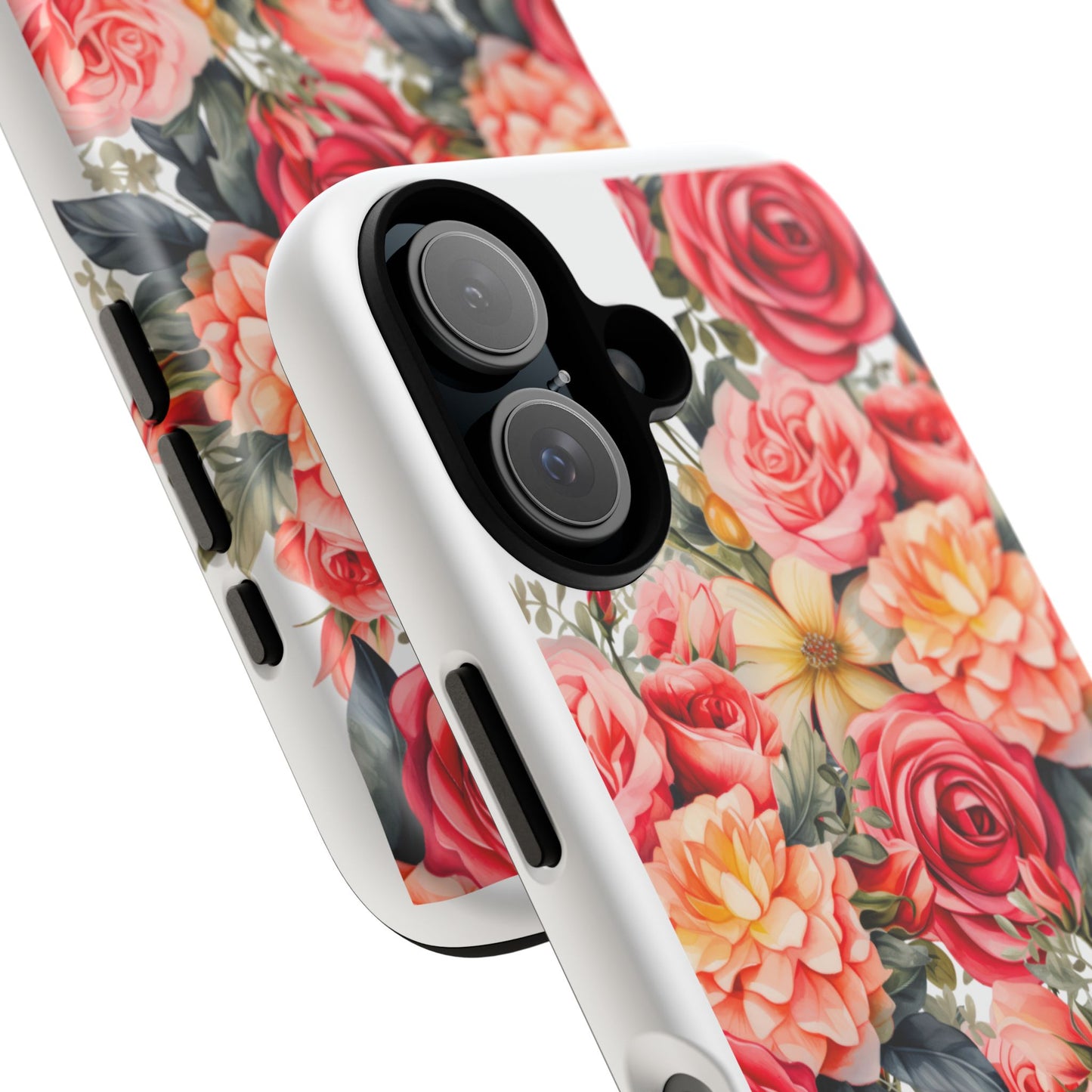 Floral Tough Phone Case - Stylish Flower Cover, Unique Gift for Her, Durable Protection, Cute Accessory, Perfect for Any Occasion