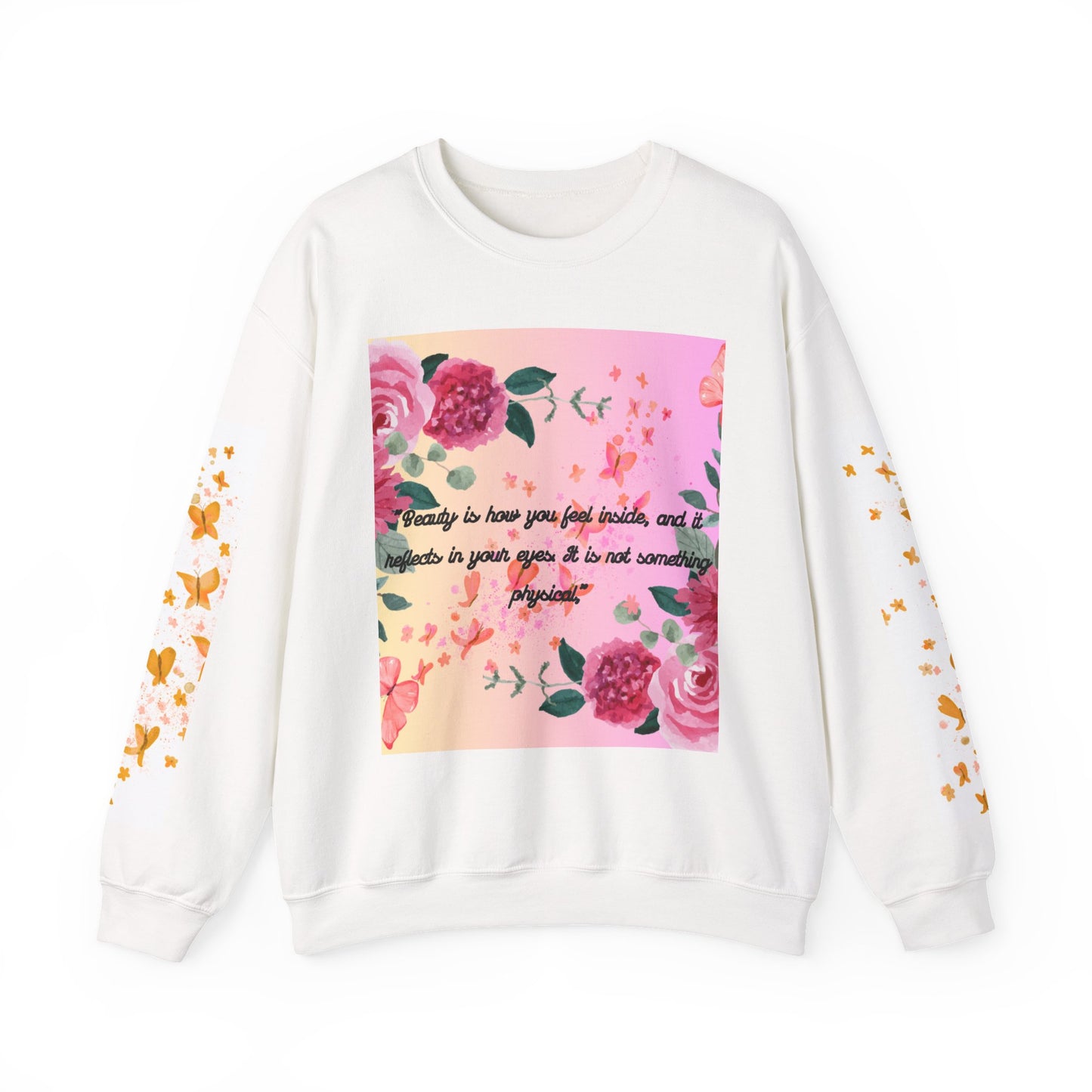 Floral Butterfly Sweatshirt