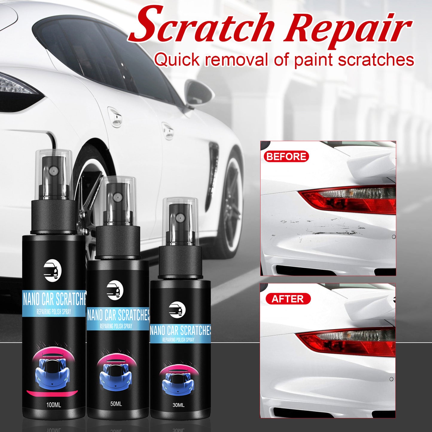 Car Scratch Repair Spray Spong