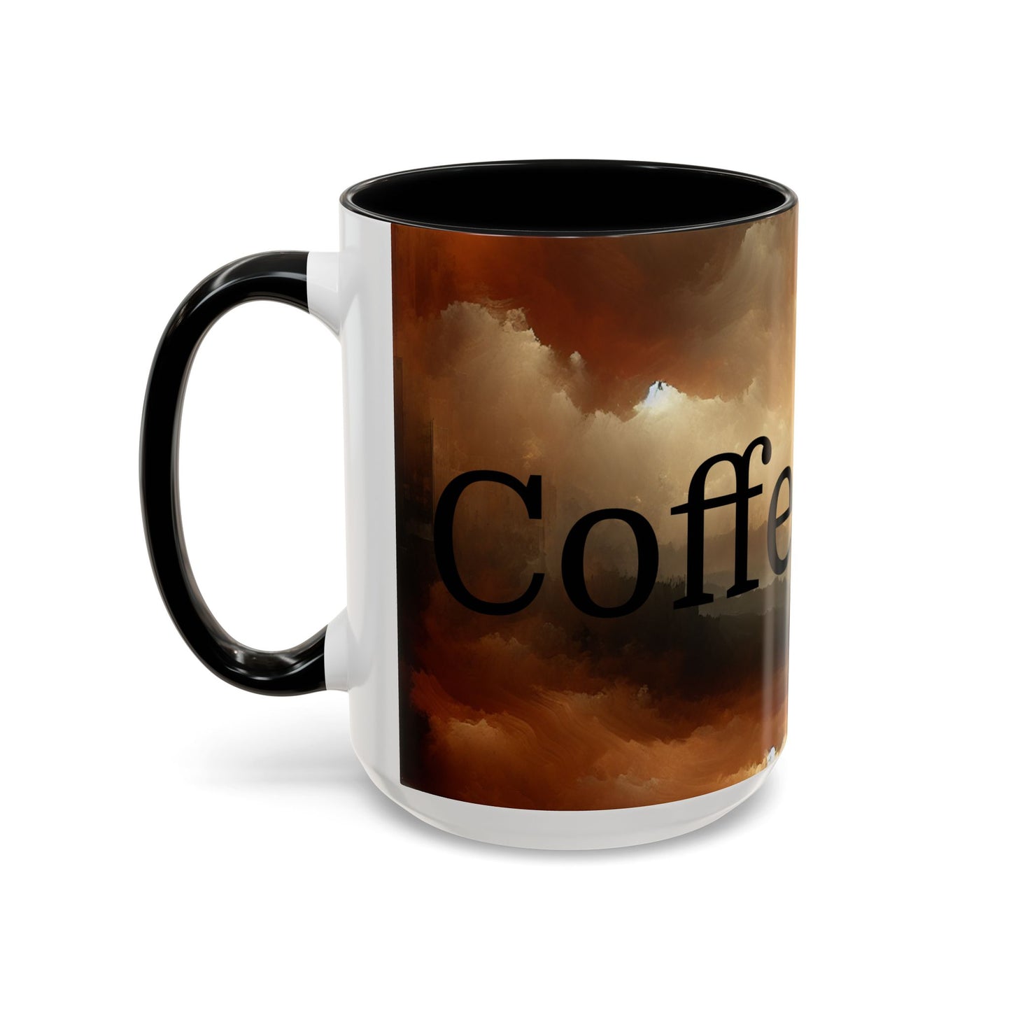 Coffee First Accent Mug | Inspirational Drinkware, Cozy Vibes, Perfect Gift for Coffee Lovers, Home & Office Decor, Funny Mug