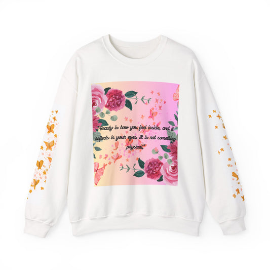 Floral Butterfly Sweatshirt