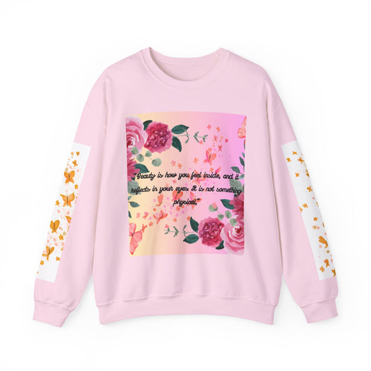 Floral Butterfly Sweatshirt